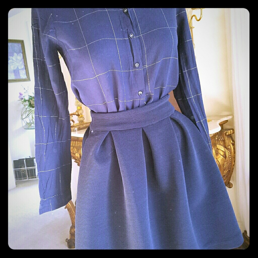 Womens skirt and blouse